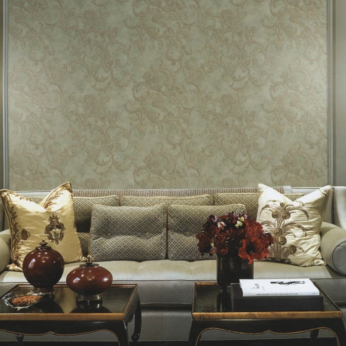 Обои в гостиную: тонкости выбора