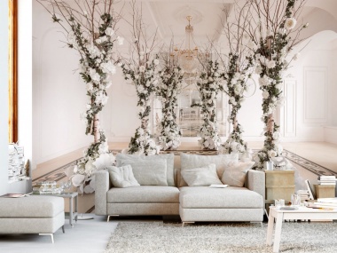 3D обои в интерьере